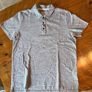 Rag & Bone. Heather Gray Polo Shirt